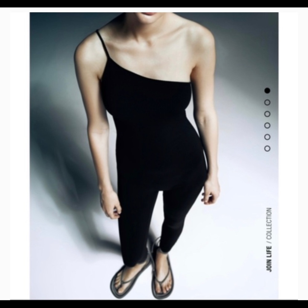 SOLD. Zara asymmetric jumpsuit